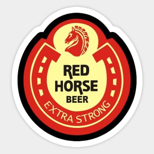 Red Horse Sticker
